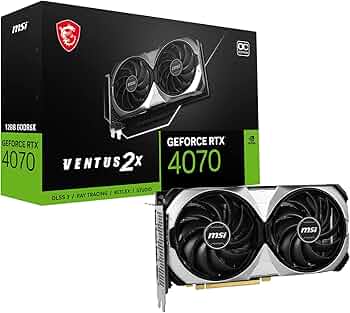 Amazon | MSI GeForce RTX 4070 VENTUS 2X 12G OC グラフィックス