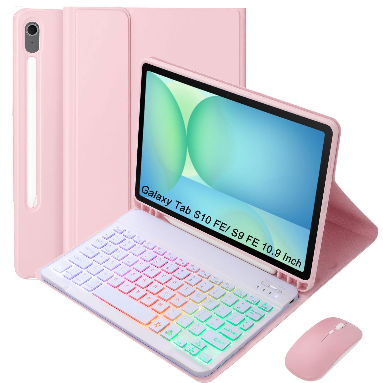 Amazon.com: VLEAQC Keyboard Case for Samsung Galaxy Tab S10 FE/S10
