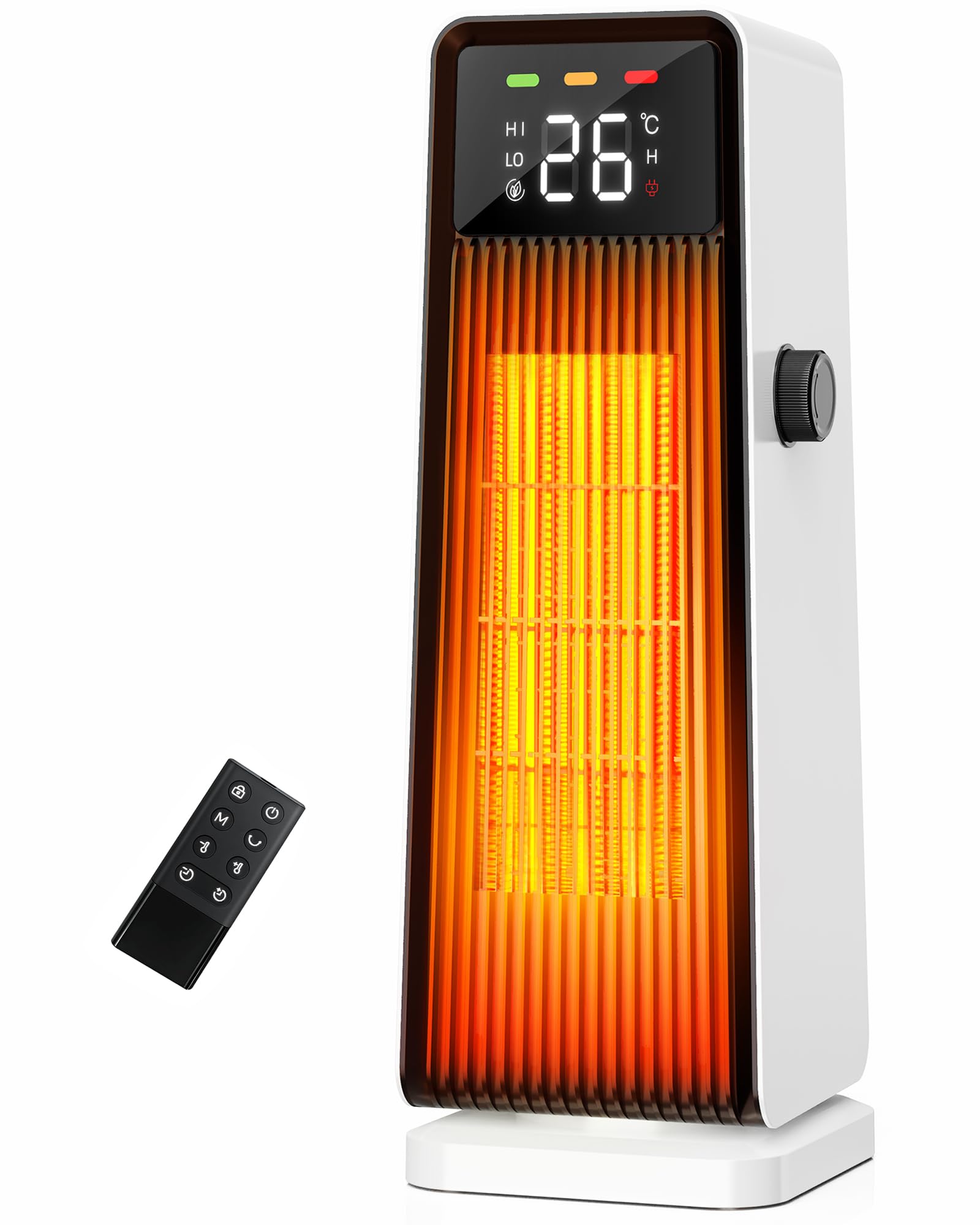 Amazon | Nasida セラミックヒーター【秒で速暖】セラミックファン