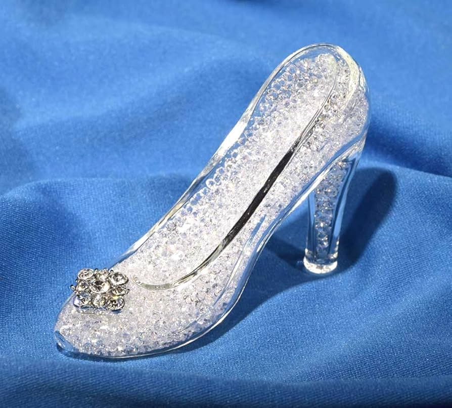 Amazon.com: Crystal World Glass Slipper - Med. : Clothing, Shoes