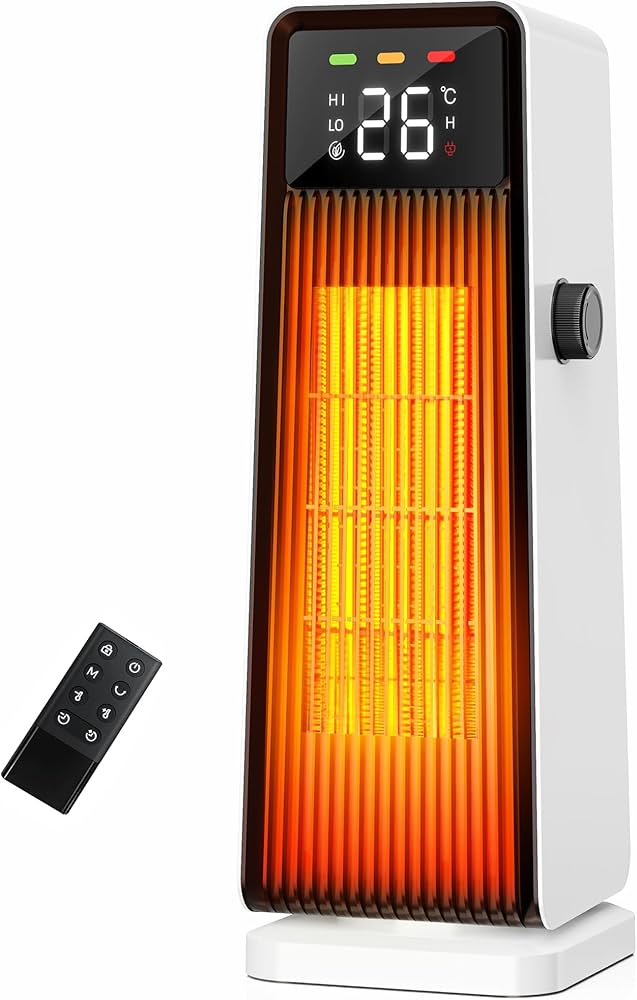 Amazon | Nasida セラミックヒーター【秒で速暖】セラミックファン