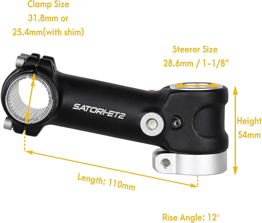 Amazon.co.jp: SATORI ET2 自転車ハンドルバークイックターニング