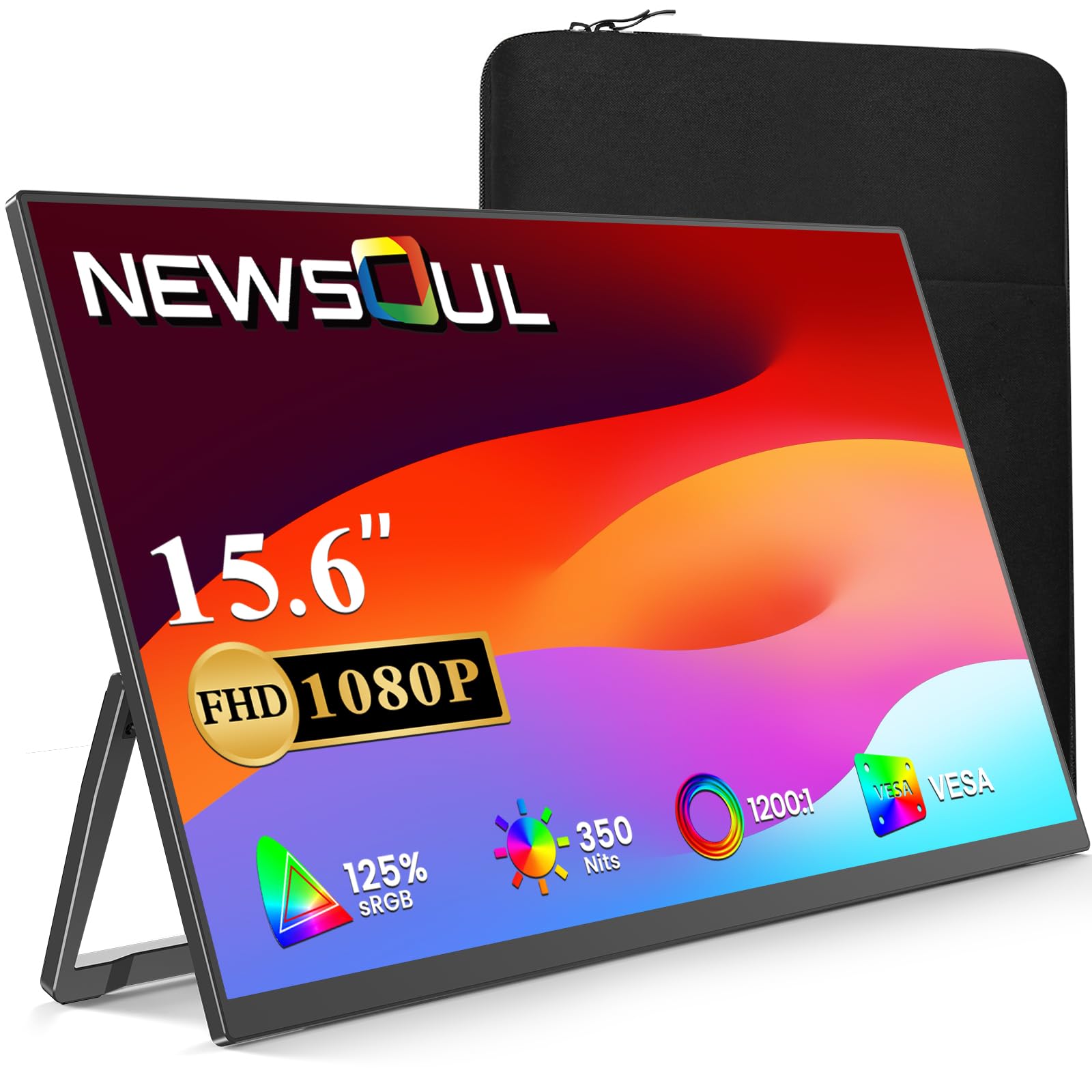 Amazon.co.jp: 15.6インチ モバイルモニター Newsoul モバイル