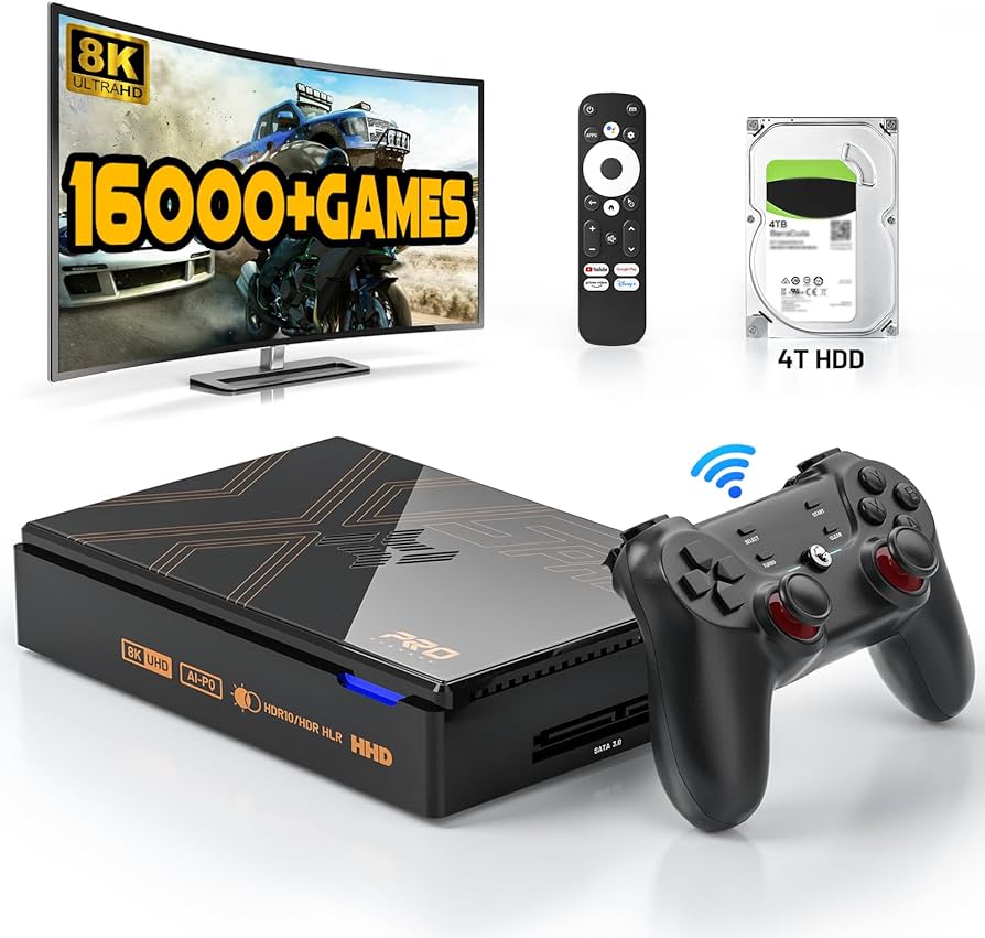 Kinhank Super Console X5 PRO Retro Game Console with 16000+ Games