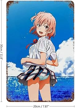 Amazon.co.jp: ブリキ看板 レトロ看板 やはり俺の青春ラブコメは