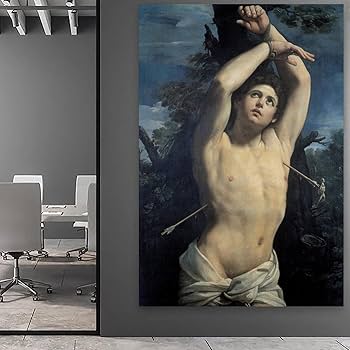Amazon.co.jp: Guido Reniグイド・レーニ画家の作品「聖セバスチャンの