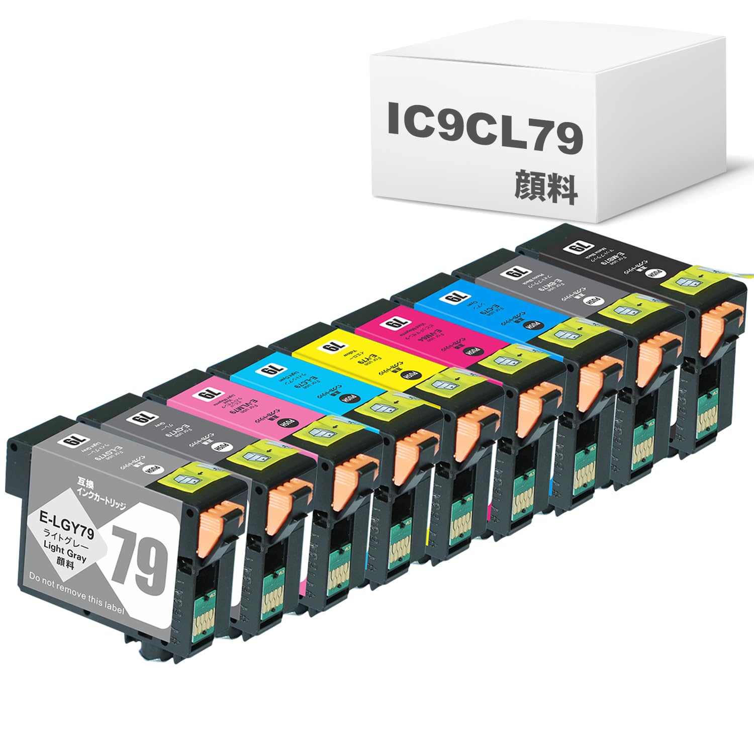 Amazon.co.jp: エプソン用 IC9CL79 顔料 9色セット 互換インク