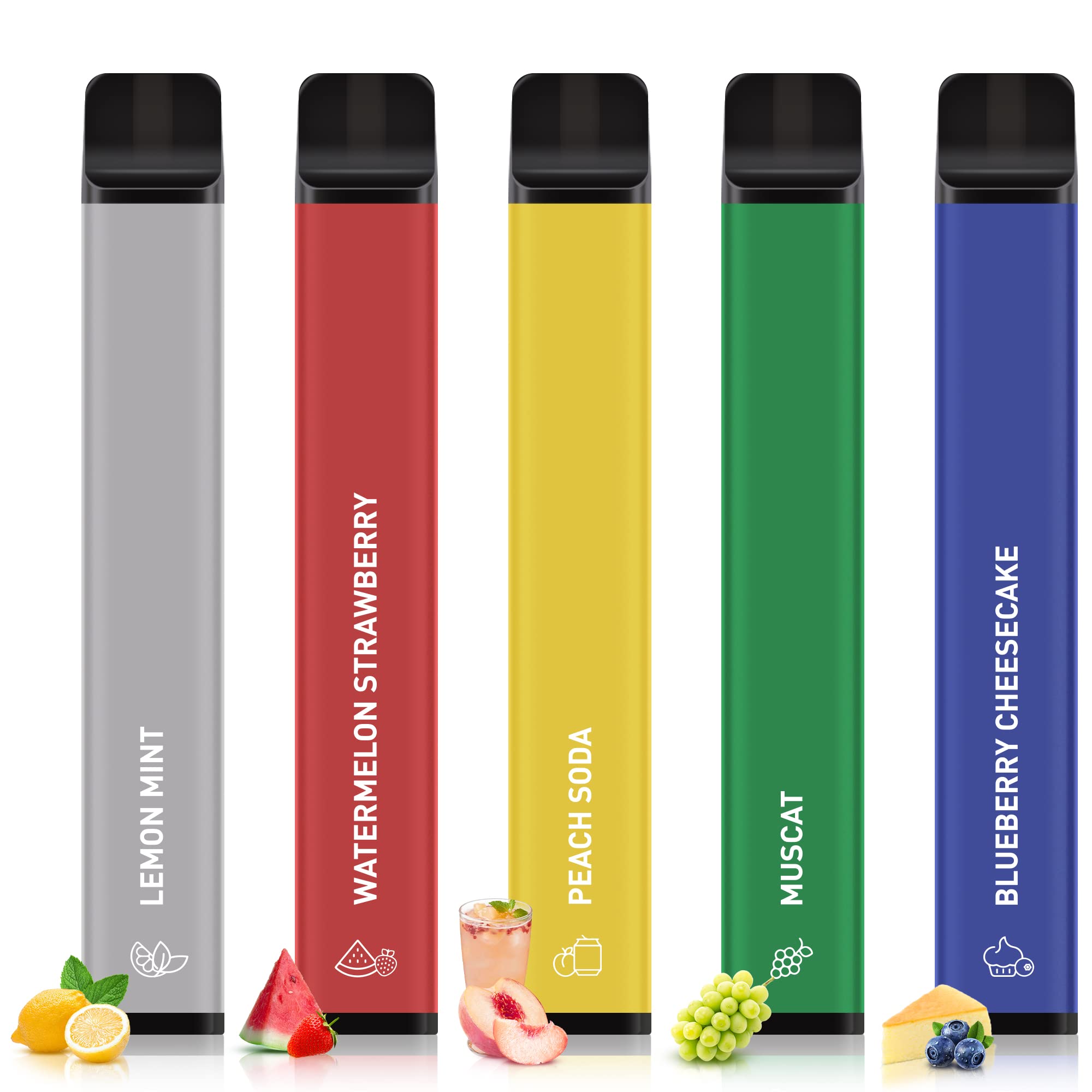 Amazon | 電子タバコ 使い捨て 7500回吸引可能 5風味セット 爆煙 大