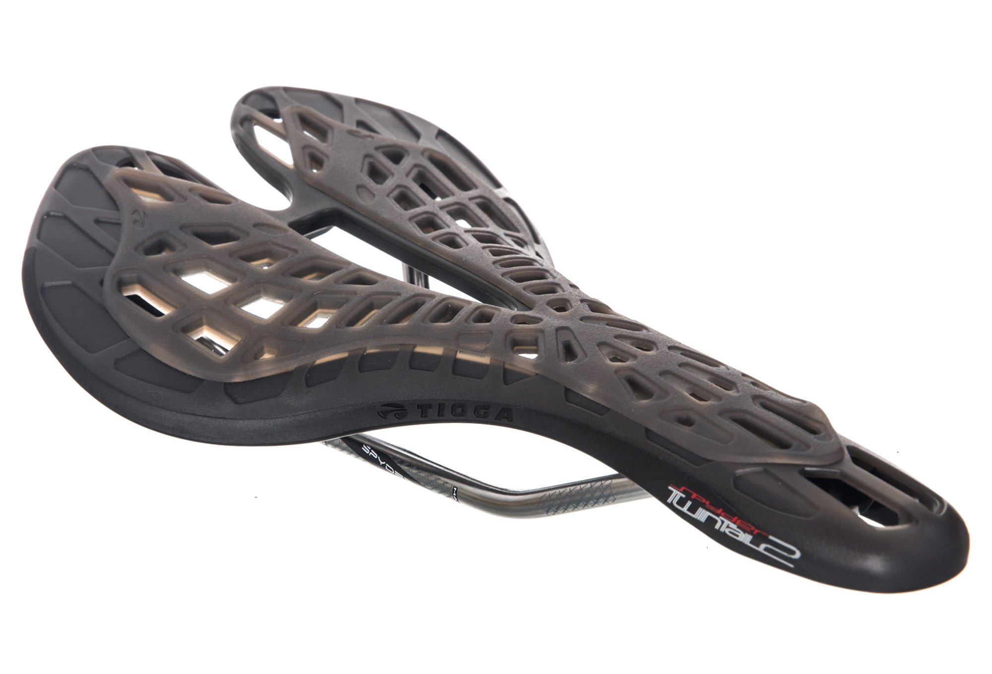Amazon | Tioga Spyder ツインテールサドル 2 ユニ 大人用 ブラック