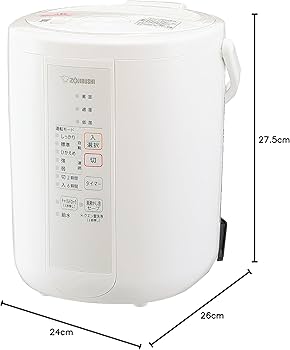 Amazon.co.jp: 象印マホービン 加湿器 スチーム式 2.2L ホワイト EE