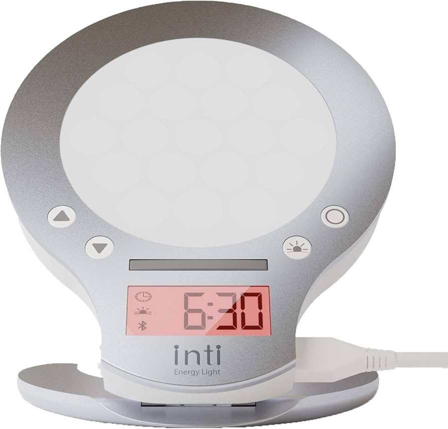 Amazon | 光目覚まし時計 inti4 | inti | ベッドサイドランプ