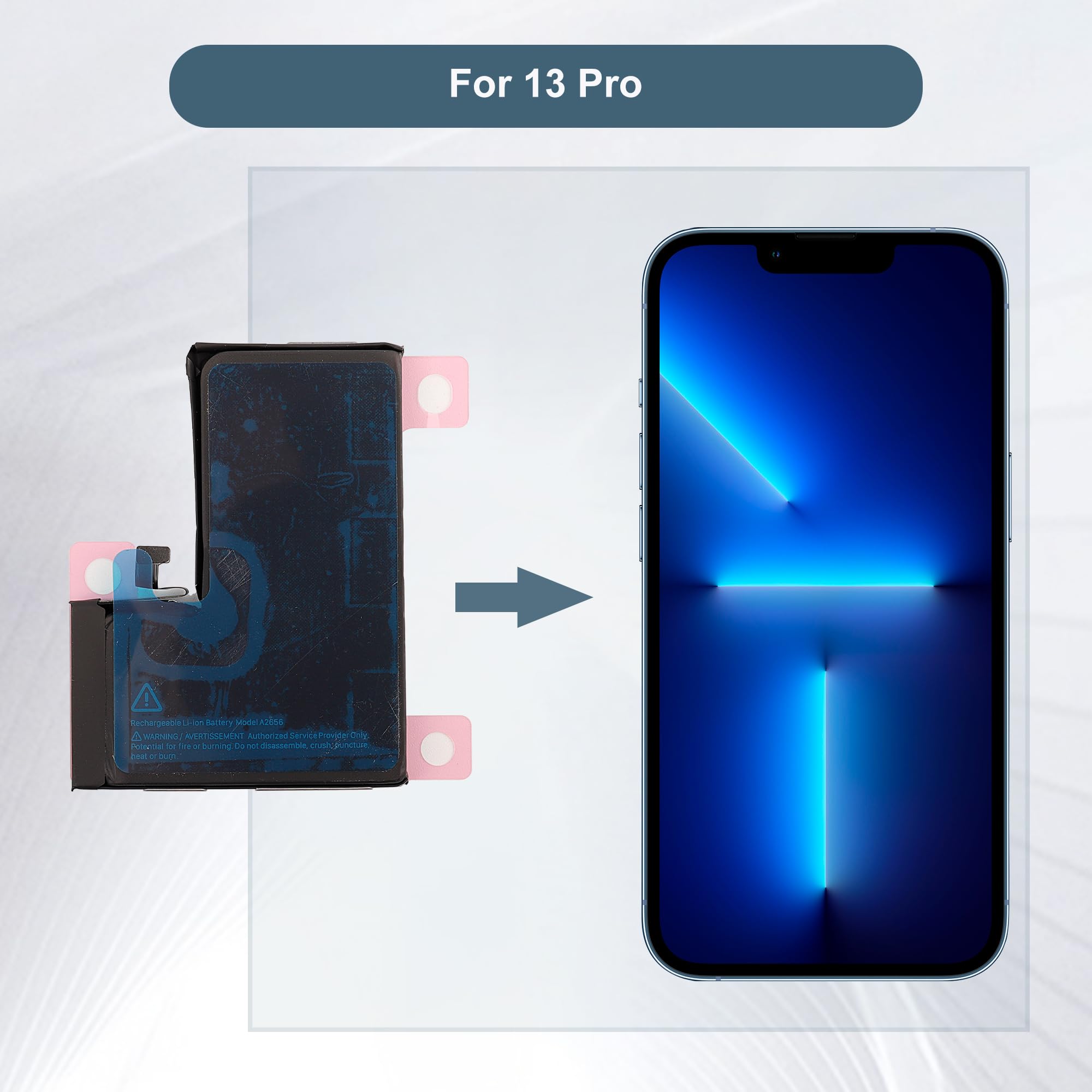 Amazon.com: E-YIIVIIL Replacement Battery A2656 Compatible with