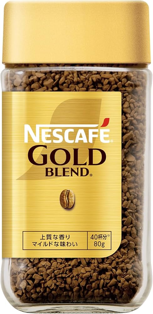 Amazon.co.jp: ネスカフェ ゴールドブレンド 80g(40杯分),瓶