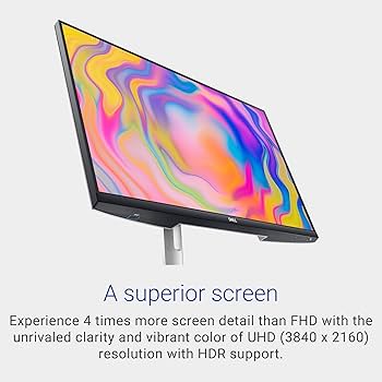 Amazon.com: Dell S2722QC Monitor - 27 inch 4K USB-C , UHD (3840 x