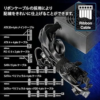 Amazon | オウルテック 80PLUS SILVER取得 Skylake対応 ATX電源