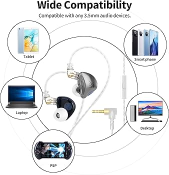 Amazon.co.jp: KZ (ケーゼット) ZEX イヤホン ヘッドホン 3.5mm 有線