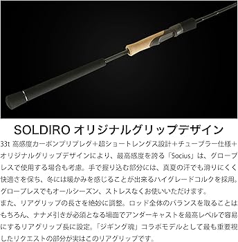 Amazon | Socius Lj SP53M+ | SOLDIRO | ジギングロッド