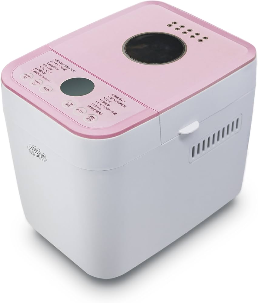 Amazon | ハイローズ(Hi-Rose) 1斤用ホームベーカリー ピンク HR-B120P