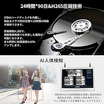 Amazon.co.jp: 【双方向の音声・防犯対策助成金あり】防犯カメラ