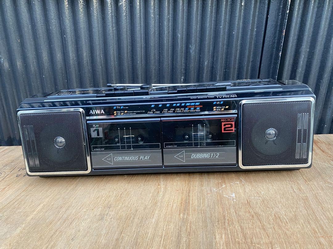 Amazon.co.jp: アイワ ダブル ラジカセ ラジオカセット CS-W10 : ホビー