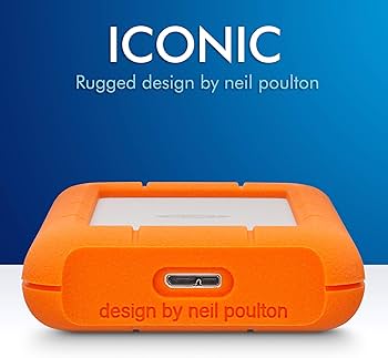Amazon.com: LaCie USB 3.2 1TB Rugged Mini Hard Drive : Electronics