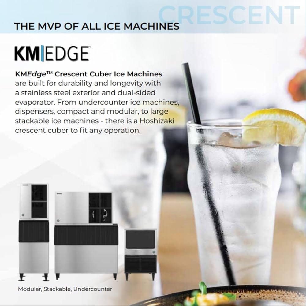 Amazon.com: Hoshizaki KM-1301SAJ, 1365 lbs ice/24Hr, Crescent Cube