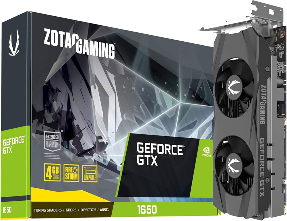 Amazon | ZOTAC GeForce GTX 1650 LP GDDR6 グラフィックスボード ZT