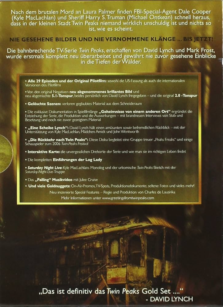 Amazon.com: Twin Peaks - Definitive Gold Box Edition [Import