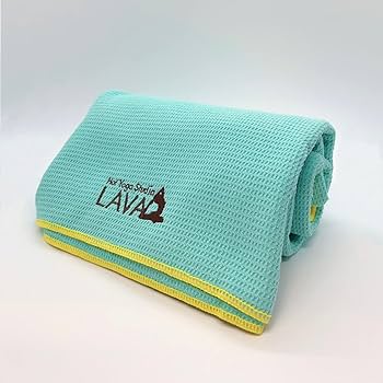 Amazon | LAVA ホットヨガ ヨガマット ヨガラグ ラバ (グリーン