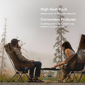 Amazon.com : Helinox Savanna High-Back Collapsible Camp Chair