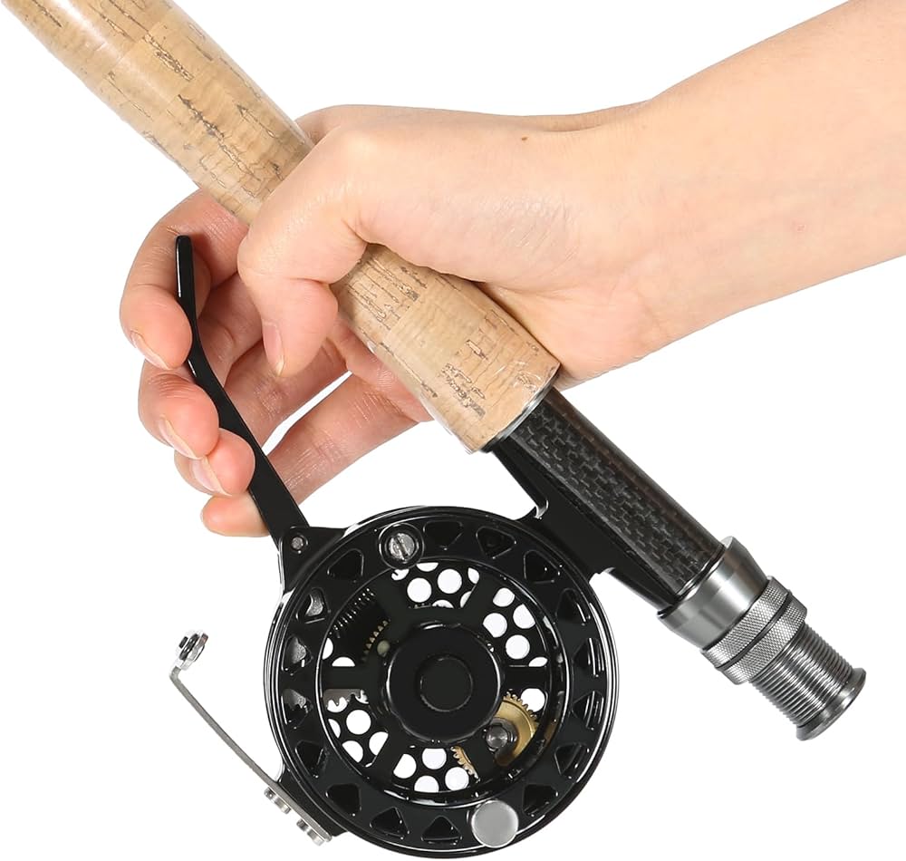 Amazon | セミオートマチックフライリール 調節可能なドラッグクイック