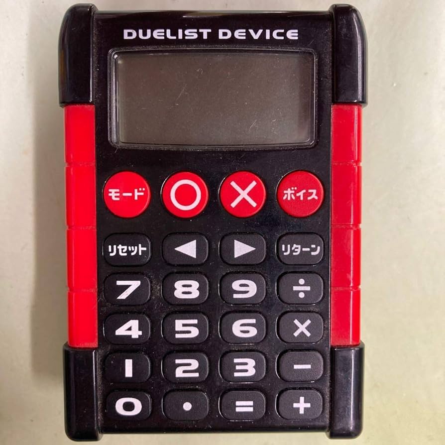 Amazon.co.jp: デュエリストデバイス電卓公式スタジオダイス黒×赤