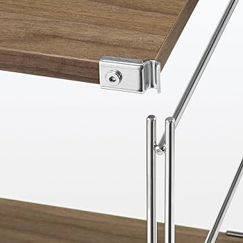 Amazon｜無印良品 ステンレスユニットシェルフ ウォールナット材棚