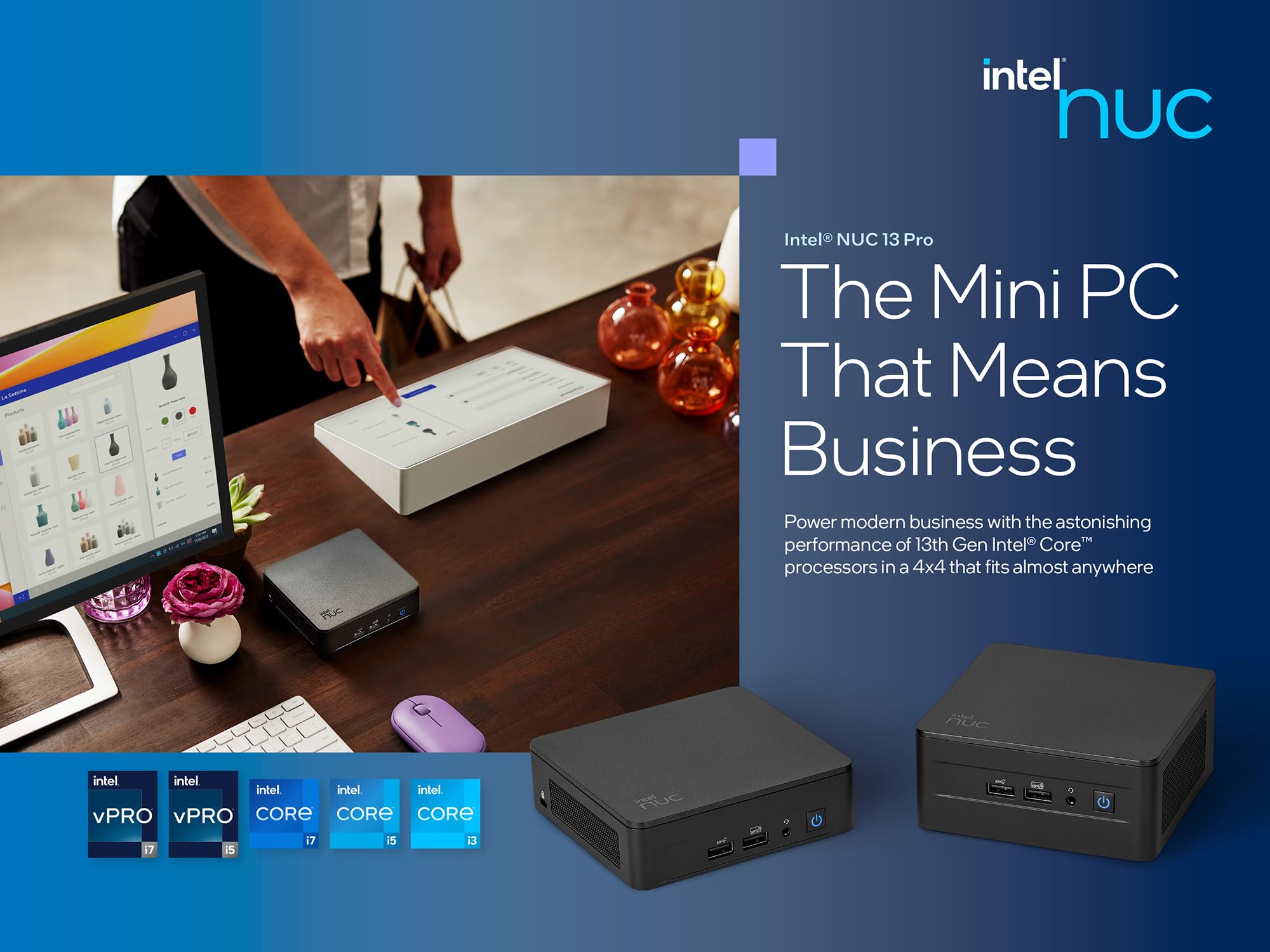 Amazon.com: NUC 13 Pro NUC13ANKi3 Mini PC with Intel Core i3-1315U
