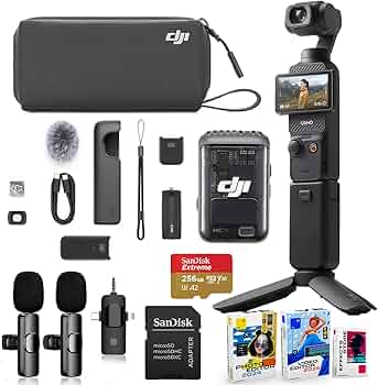 Amazon.com : DJI Osmo Pocket 3 Creator Combo Bundle with Clip-On