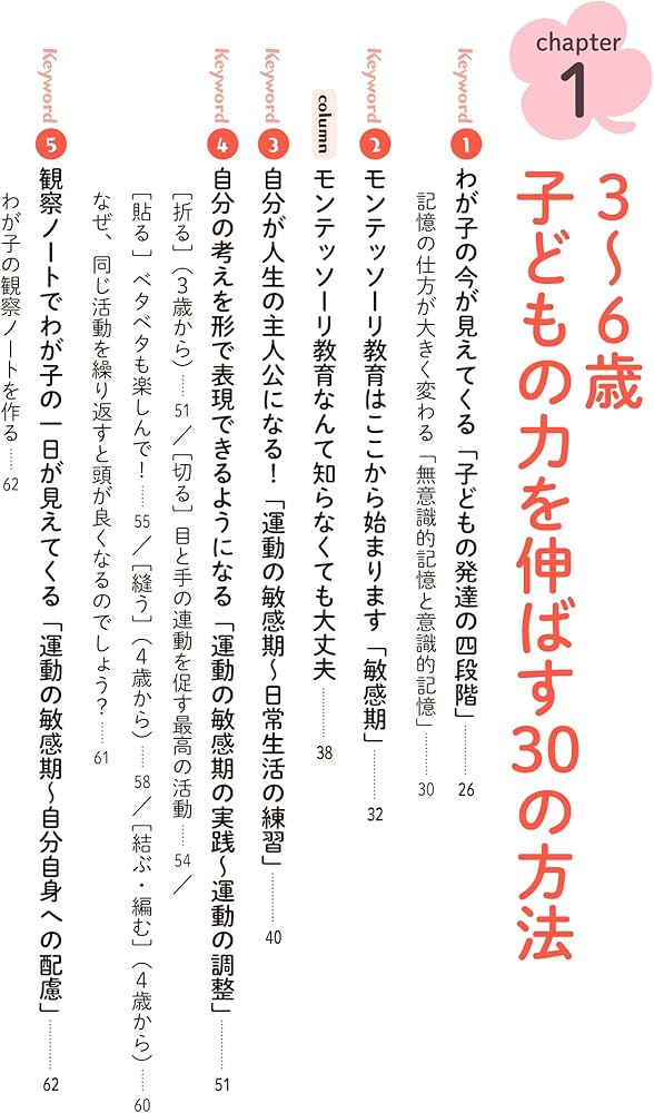 Amazon.co.jp: 3~6歳までの実践版 モンテッソーリ教育で自信とやる気を