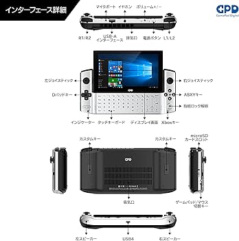 Amazon.co.jp: GPD WIN3 天空パッケージ版 ポータブルゲーミングPC