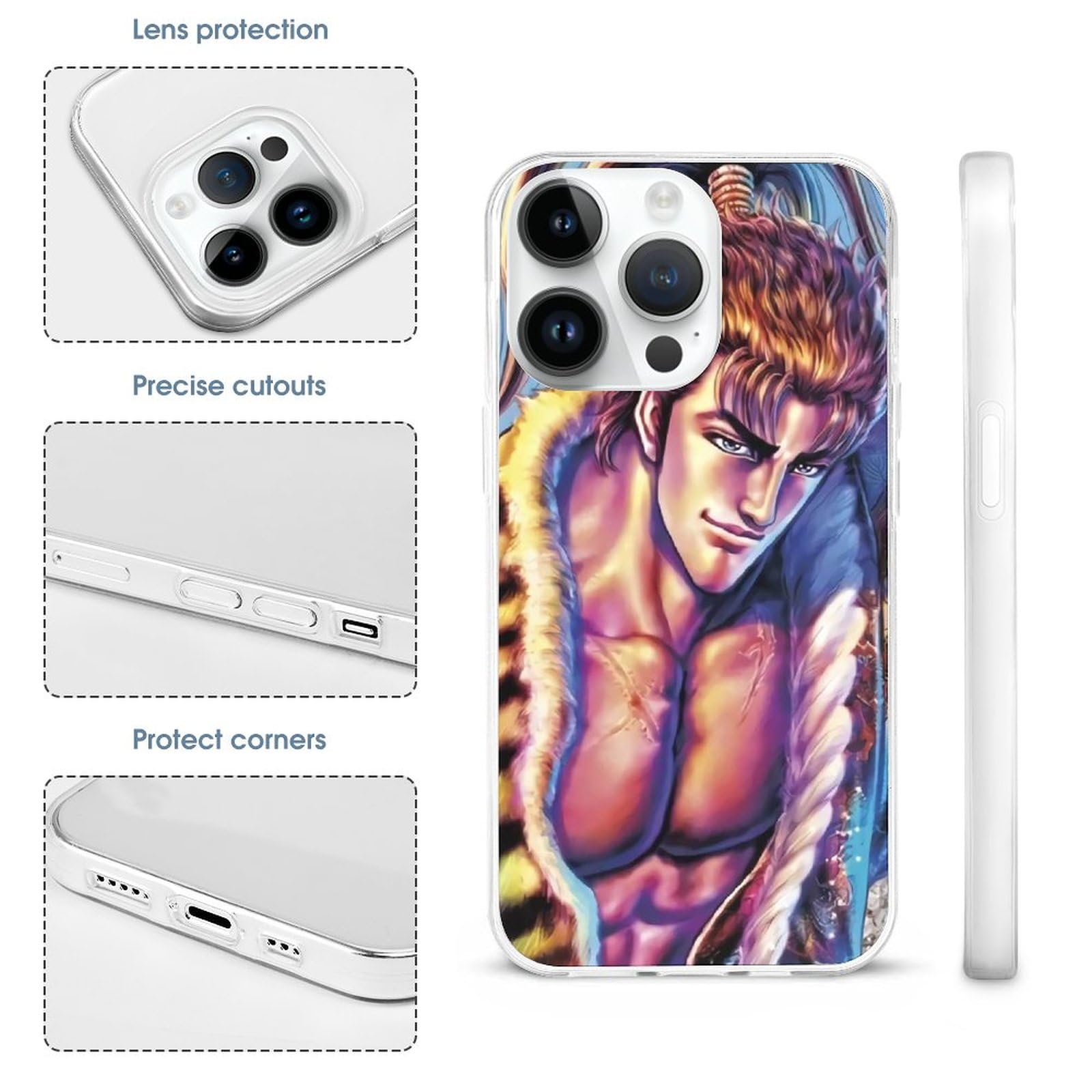 Amazon.co.jp: iPhone 15シリーズ スマートフォンカバー 花の慶次