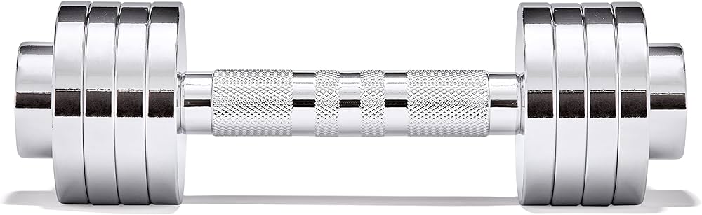 Amazon | adidas(アディダス) アジャスタブルクロームダンベル 5KG (1
