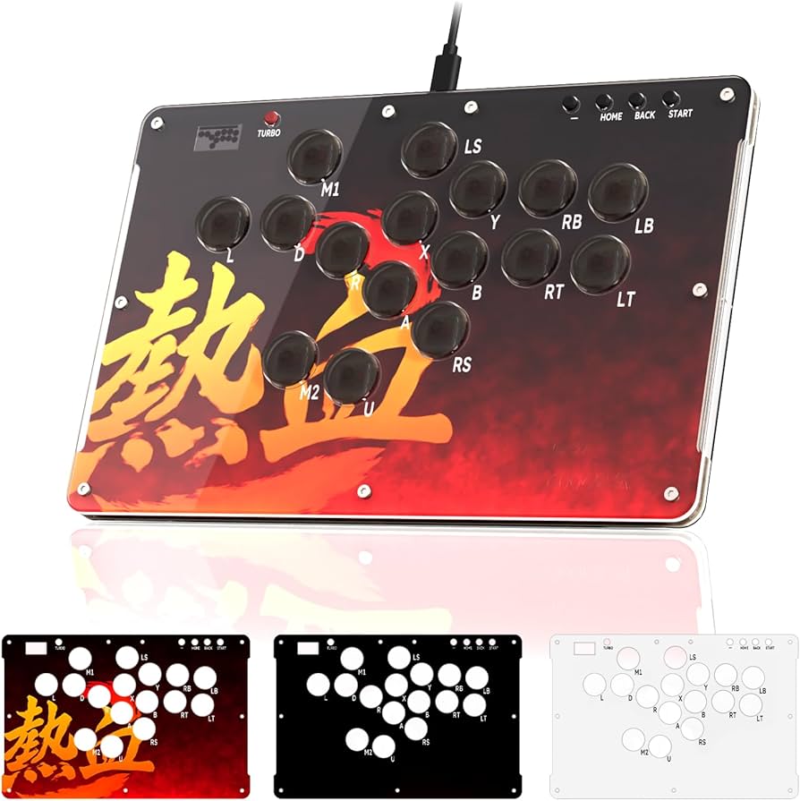 Amazon.com: RK ROYAL KLUDGE T16 Arcade Stick 16 Keys with Custom