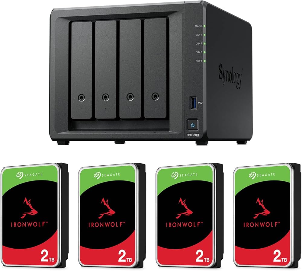 Amazon.co.jp: 【NAS HDDセット】Synology DS423+ & Seagate HDD [4