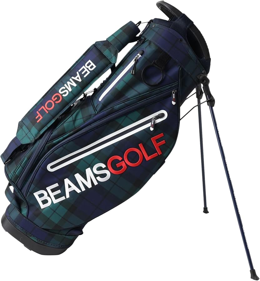 Amazon.co.jp: [ビームスゴルフ] キャンパス・バッグ ブラックウォッチ