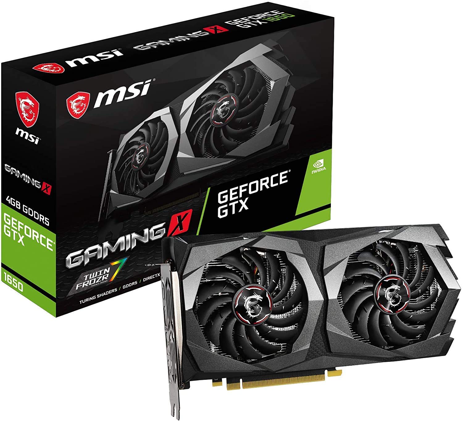 Amazon | MSI GeForce GTX 1650 GAMING X 4G グラフィックスボード