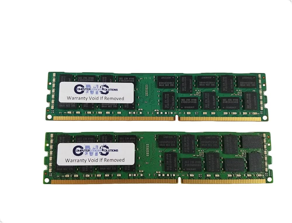 Amazon | 8GB (2X4GB) メモリRAM Pc3-10600R Ecc 登録済み Ddr3 1333