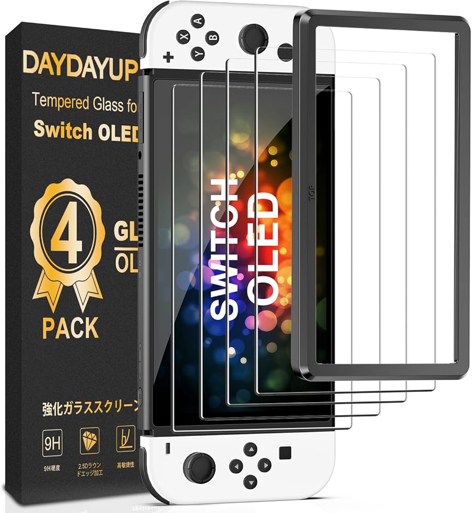Amazon.co.jp: [4枚入り] switch 有機el ガラスフィルム Switch OLED