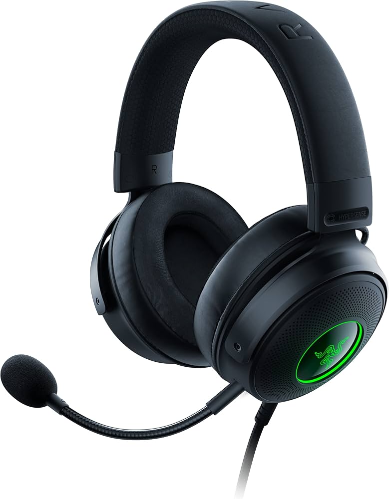 Amazon.co.jp: Razer Kraken V3 HyperSense ゲーミングヘッドセット