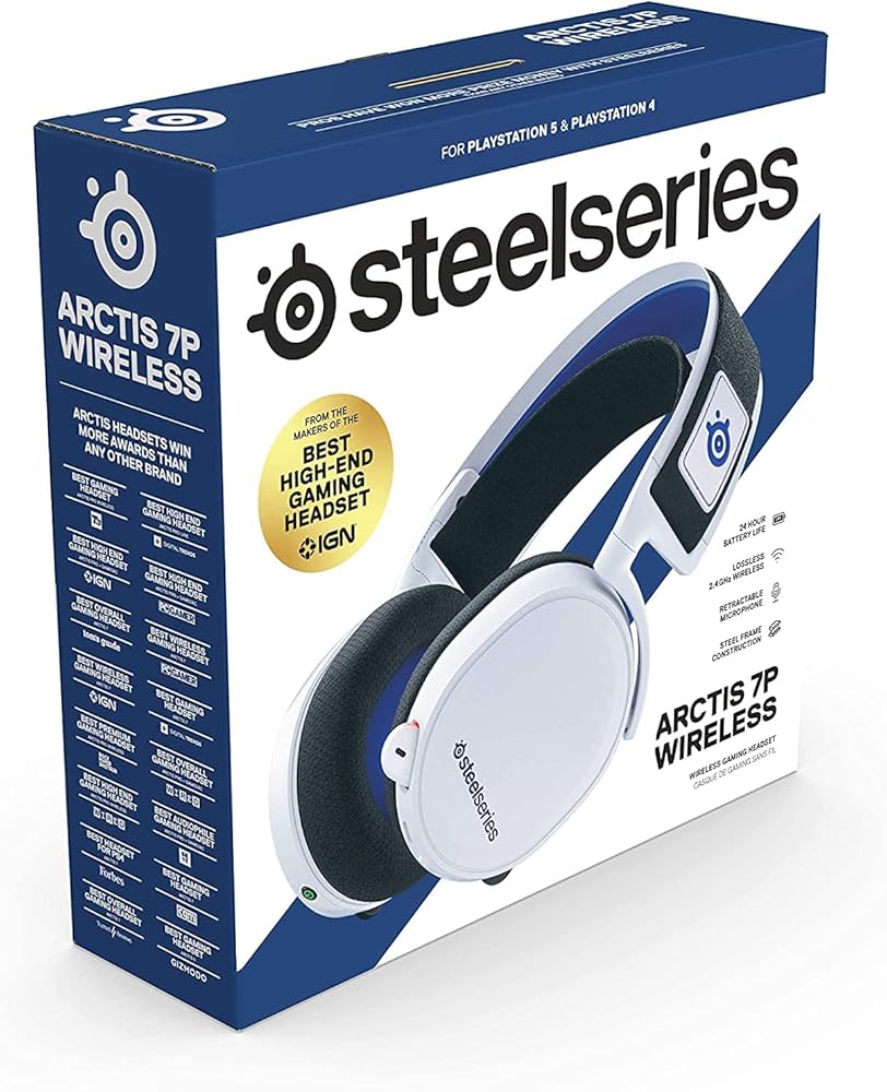 Amazon.com: SteelSeries Arctis 7P Wireless - Lossless 2.4 GHz