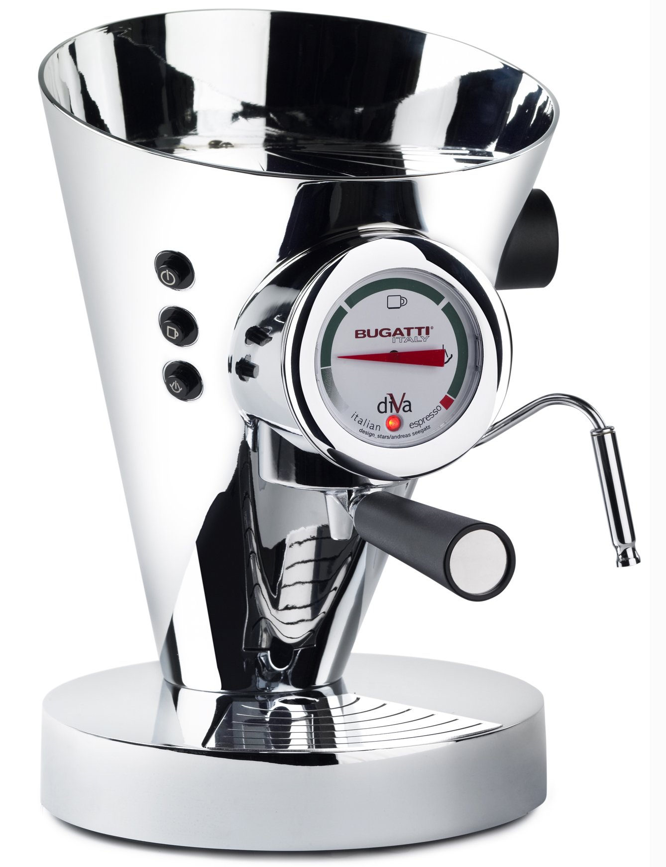 Amazon.co.jp: BUGATTI ITALY DIVA ESPRESSO MACHINE CHROME 15-DIVACR