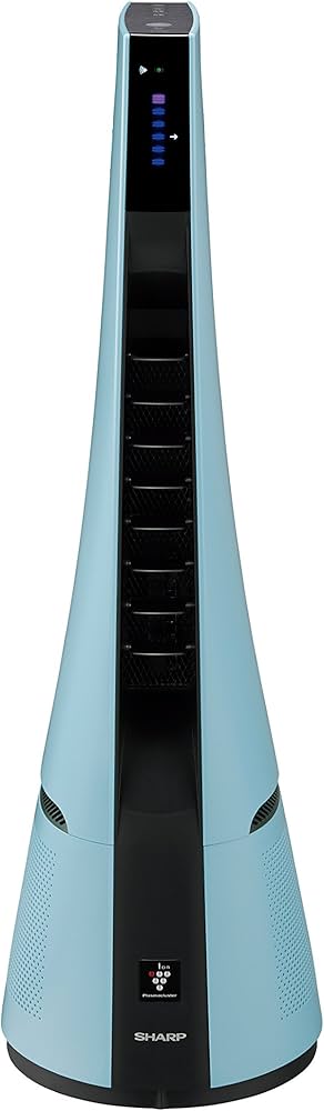 Amazon | SHARP プラズマクラスター搭載 スリムイオンファン ブルー系