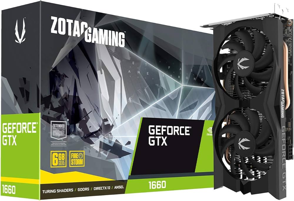 Amazon | ZOTAC Gaming GeForce GTX 1660 6GB GDDR5 192-bit Gaming